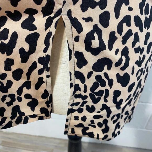 Honey Punch Leopard Print Long Sleeve High Low Top - Picture 12 of 15